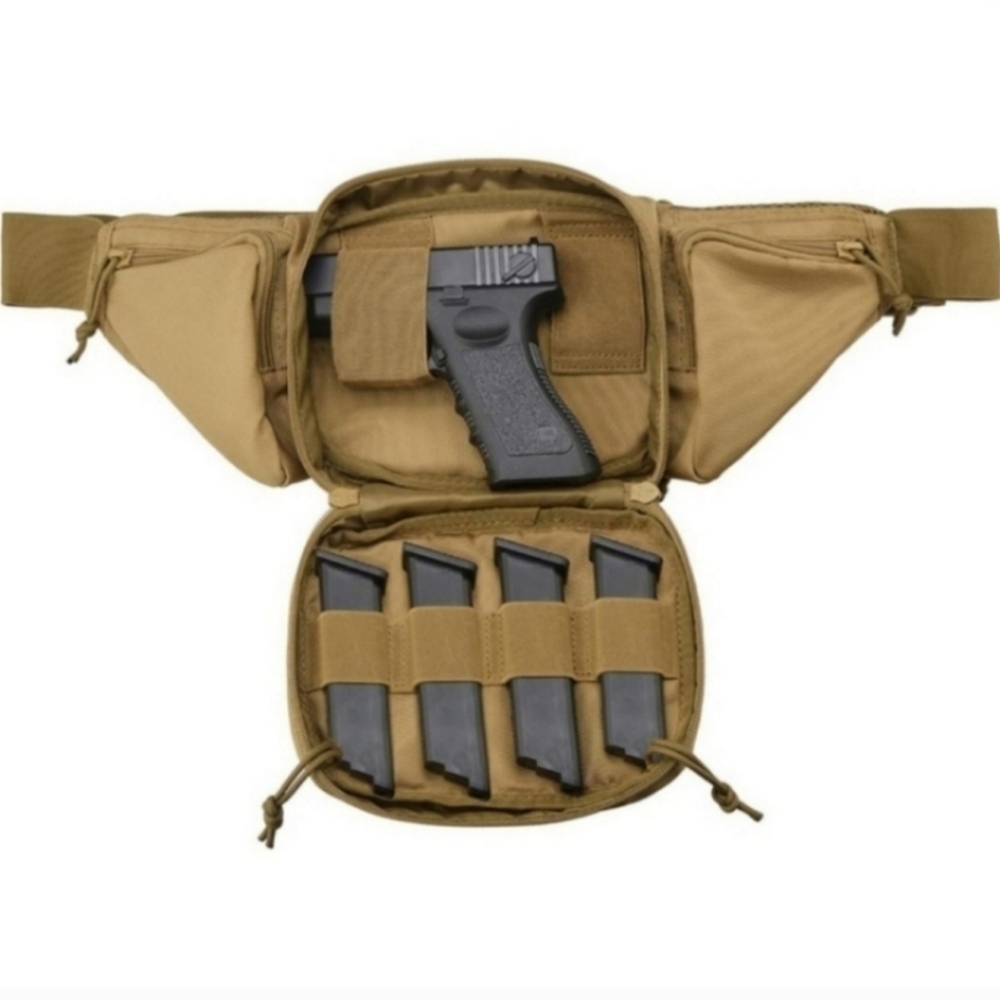 NWT Concealed Carry Tactical Pack One Size Fits Most. Khaki Military Grade
